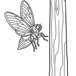 coloriage Cigale et dessins