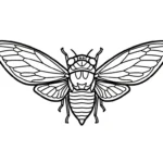 coloriage Cigale gratuit à imprimer