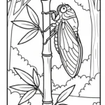 coloriage Cigale gratuit