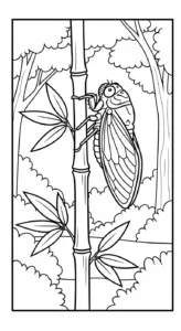coloriage Cigale gratuit