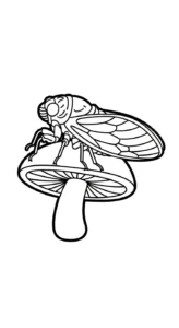 coloriage Cigale en ligne