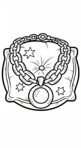 coloriage Collier a colorier en ligne