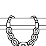 coloriage Collier à imprimer pour enfant de 8 ans