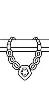 coloriage Collier à imprimer pour enfant de 8 ans