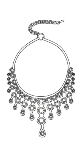 coloriage Collier à imprimer pdf gratuit