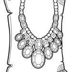coloriage Collier educatif pour enfant