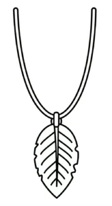 image pour coloriage Collier enfant