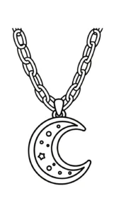 coloriage Collier à imprimer pour enfant de 3 ans