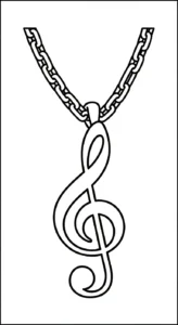 a imprimer coloriage Collier gratuit