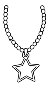 coloriage Collier pour enfants à imprimer