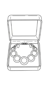 image de coloriage Collier pour enfant