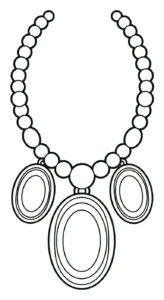 coloriage Collier pour enfant à imprimer