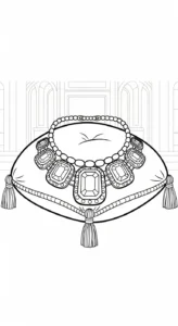 coloriage Collier et dessin a imprimer