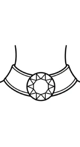 coloriage Collier en ligne pour enfant