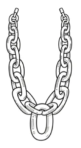 coloriage Collier pour enfant de 2 ans