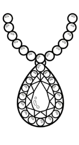 coloriage Collier et dessins