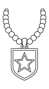 coloriage Collier pour enfant gratuit
