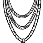 coloriage Collier pour enfant de 10 ans