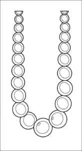 coloriage Collier pour enfant
