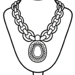 coloriage Collier à imprimer pdf gratuit
