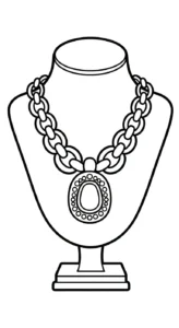 coloriage Collier à imprimer pdf gratuit