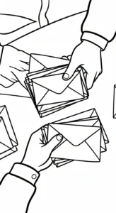 coloriage Facteur à imprimer gratuitement pdf