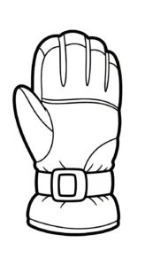 coloriage Gant et apprentissage