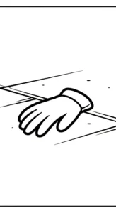 coloriage Gant à imprimer gratuitement pdf