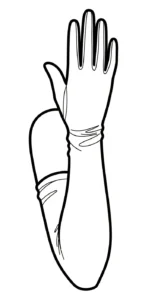 coloriage Gant à imprimer