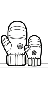 coloriage Gant a dessiner en ligne