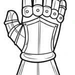 coloriage Gant à imprimer pour enfant de 12 ans