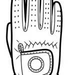 coloriage Gant à imprimer pour enfant de 6 ans