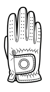 coloriage Gant à imprimer pour enfant de 6 ans