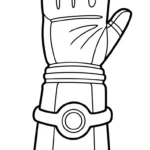 coloriage Gant pour enfants a imprimer
