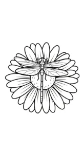 coloriage Libellule pour enfant de 8 ans