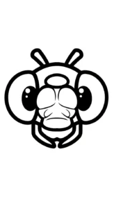 imprimer coloriage Libellule gratuit