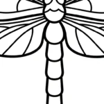 coloriage Libellule à imprimer gratuitement