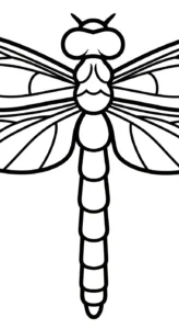 coloriage Libellule à imprimer gratuitement