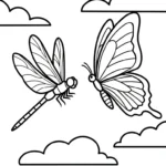 coloriage Libellule en ligne