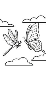 coloriage Libellule en ligne