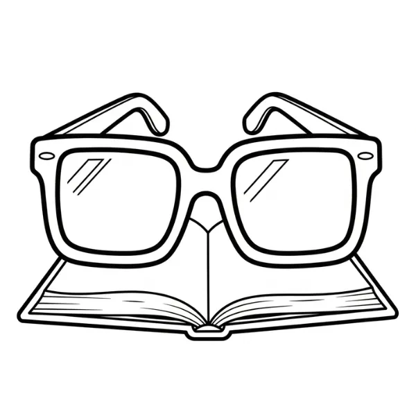 Tranh tô màu Lunettes