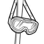 coloriage Lunettes pour enfant de 7 ans