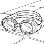 coloriage Lunettes pour enfants à imprimer