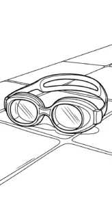 coloriage Lunettes pour enfants à imprimer
