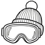 coloriage Lunettes et dessin a imprimer