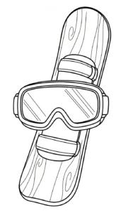 coloriage Lunettes et découpage à imprimer