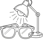 coloriage Lunettes gratuit