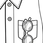 imprimer coloriage Lunettes