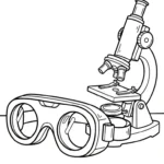 coloriage Lunettes pour enfant gratuit
