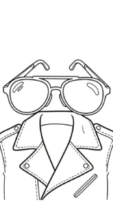 télécharger coloriage Lunettes gratuit